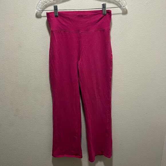 Danskin Now Flared Pink Leggings Women's Size Large - Picture 1 of 6
